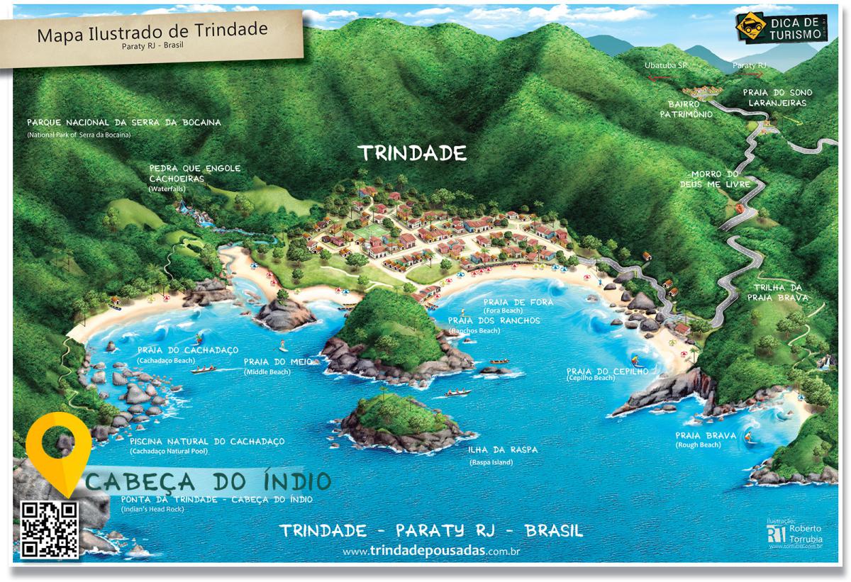 Mapa Turistico E Ilustrado De Trindade Paraty Rj Mapa Turistico E Ilustrado De Trindade Paraty Rj